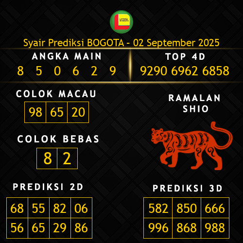 Prediksi Bogota Hari Ini 2-september-2025
