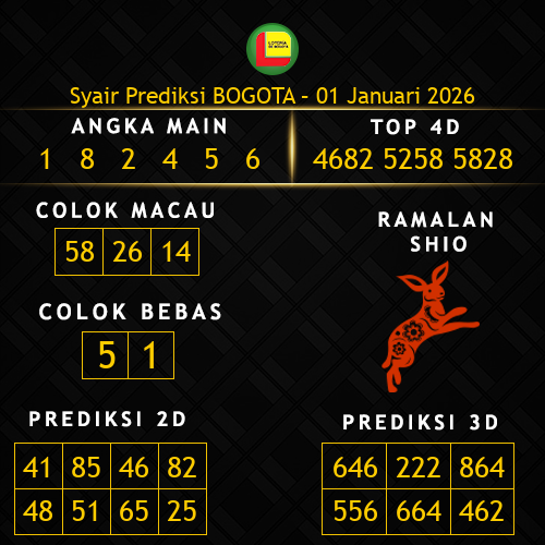 Prediksi Bogota Hari Ini 1-januari-2026