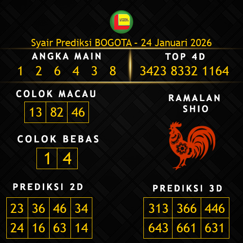 Prediksi Bogota Hari Ini 24-januari-2026