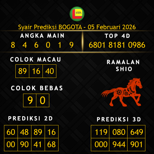 Prediksi Bogota Hari Ini 5-februari-2026