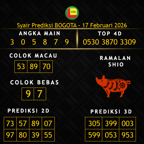 Prediksi Bogota Hari Ini 17-februari-2026