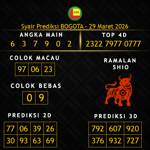 Prediksi Bogota Hari Ini 29-maret-2026