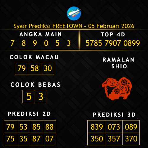Prediksi Freetown Hari Ini 5-februari-2026