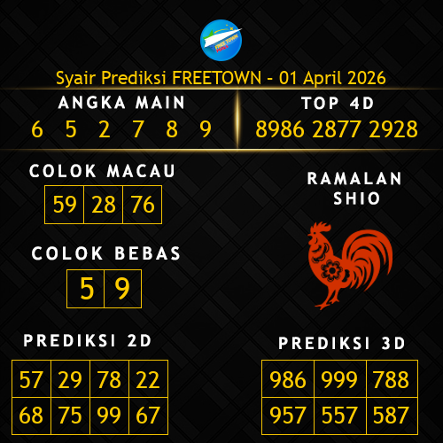 Prediksi Freetown Hari Ini 1-april-2026
