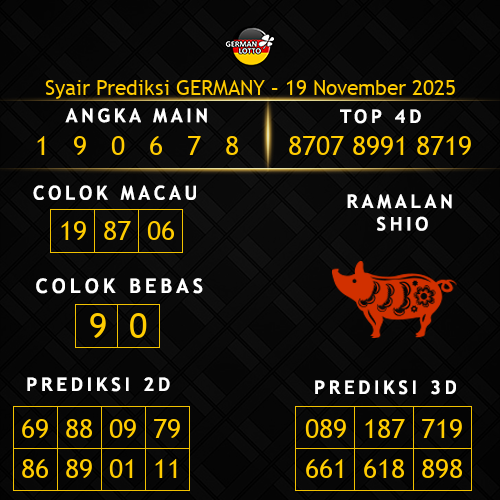 Prediksi Germany Hari Ini 19-november-2025