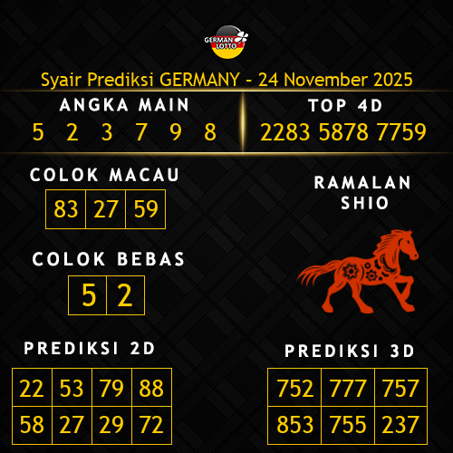 Prediksi Germany Hari Ini 24-november-2025
