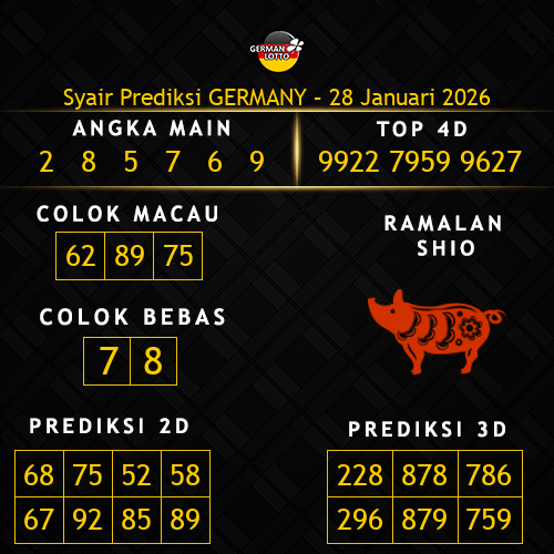 Prediksi Germany Hari Ini 28-januari-2026