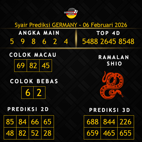 Prediksi Germany Hari Ini 6-februari-2026