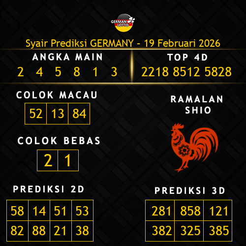 Prediksi Germany Hari Ini 19-februari-2026