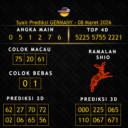 Prediksi Germany Hari Ini 8-maret-2026