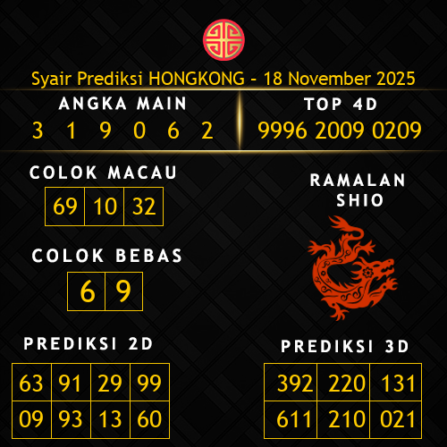 Prediksi Hongkong Hari Ini 18-november-2025