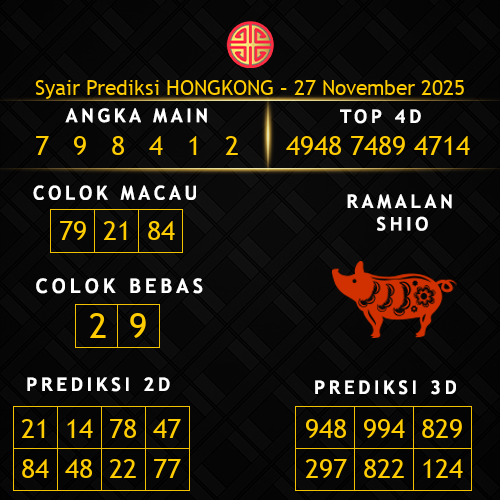 Prediksi Hongkong Hari Ini 27-november-2025
