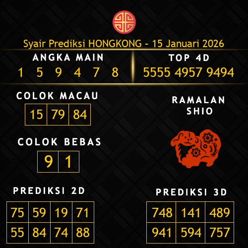 Prediksi Hongkong Hari Ini 15-januari-2026