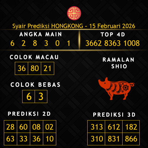 Prediksi Hongkong Hari Ini 15-februari-2026