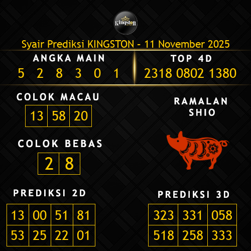 Prediksi Kingston Hari Ini 11-november-2025