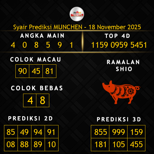 Prediksi Munchen Hari Ini 18-november-2025