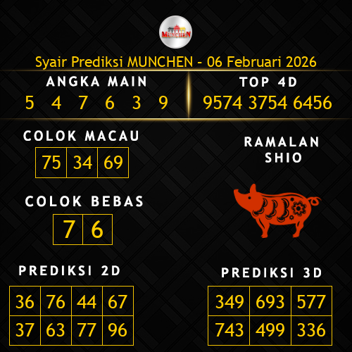 Prediksi Munchen Hari Ini 6-februari-2026