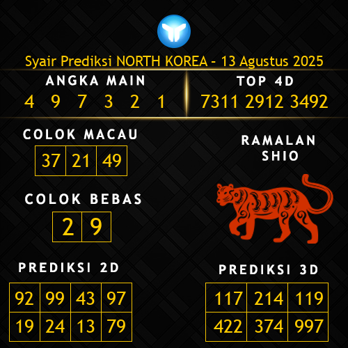 Prediksi North Korea Hari Ini 13-agustus-2025