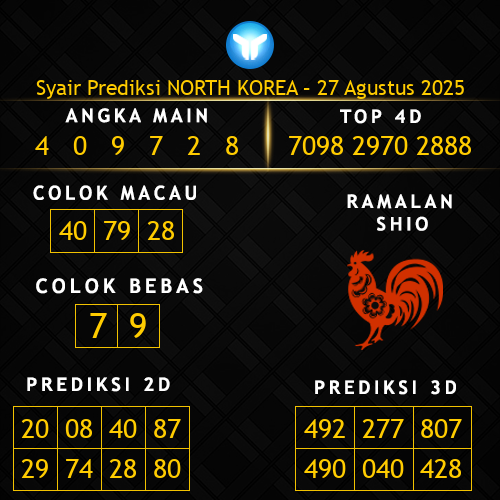 Prediksi North Korea Hari Ini 27-agustus-2025