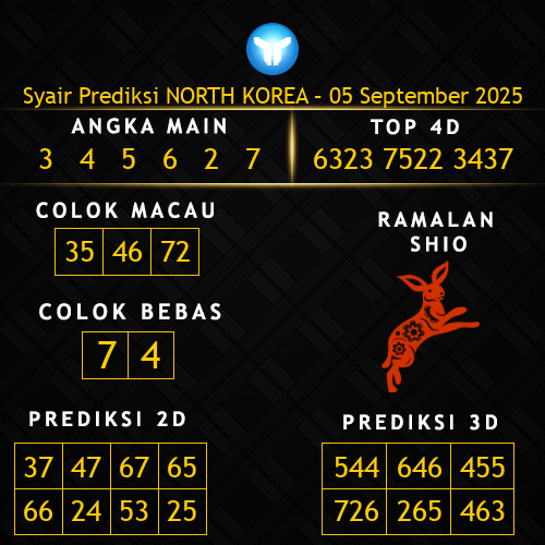 Prediksi North Korea Hari Ini 5-september-2025