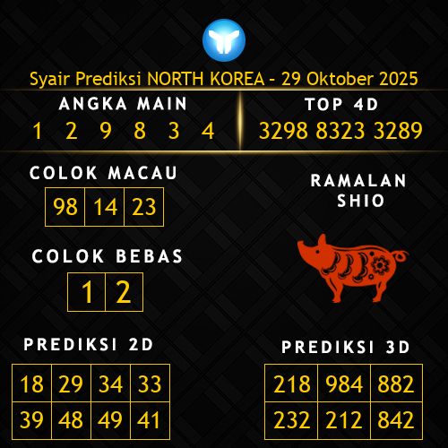 Prediksi North Korea Hari Ini 29-oktober-2025
