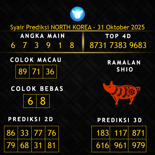 Prediksi North Korea Hari Ini 31-oktober-2025