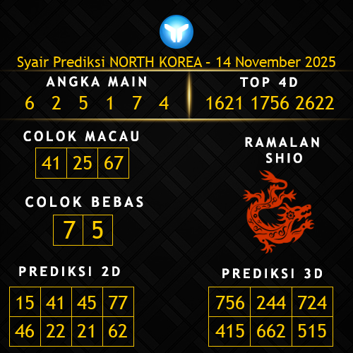 Prediksi North Korea Hari Ini 14-november-2025