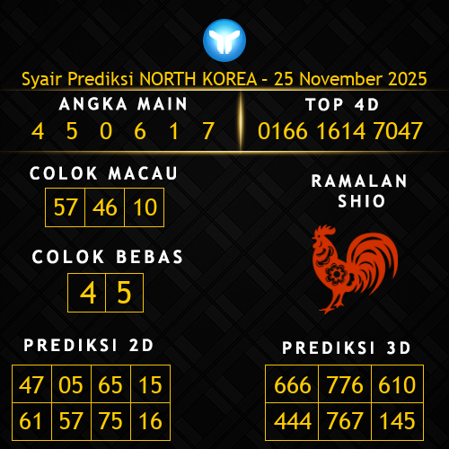 Prediksi North Korea Hari Ini 25-november-2025
