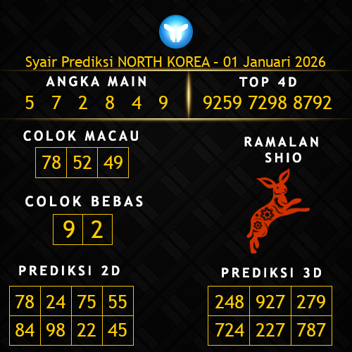 Prediksi North Korea Hari Ini 1-januari-2026