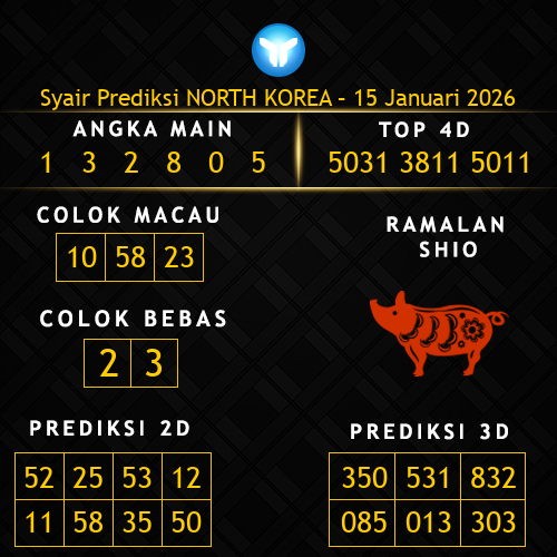 Prediksi North Korea Hari Ini 15-januari-2026