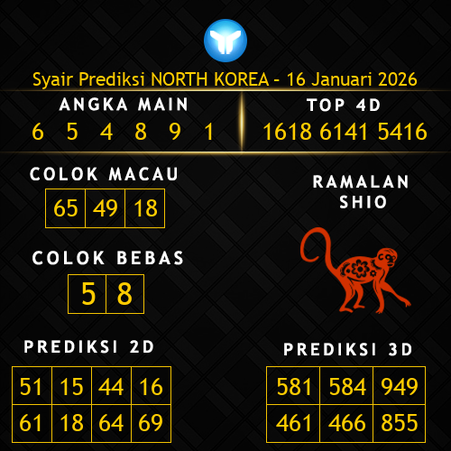 Prediksi North Korea Hari Ini 16-januari-2026
