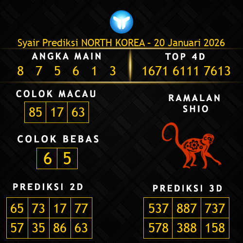 Prediksi North Korea Hari Ini 20-januari-2026