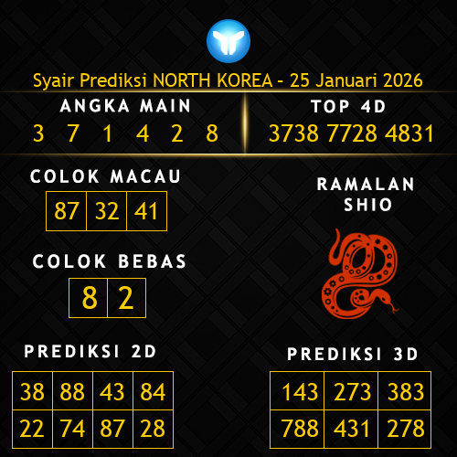 Prediksi North Korea Hari Ini 25-januari-2026
