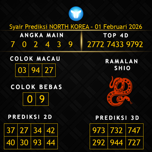 Prediksi North Korea Hari Ini 1-februari-2026