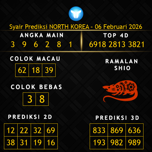 Prediksi North Korea Hari Ini 6-februari-2026