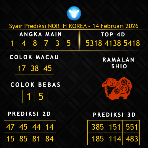 Prediksi North Korea Hari Ini 14-februari-2026