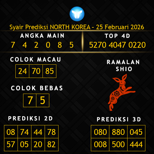 Prediksi North Korea Hari Ini 25-februari-2026
