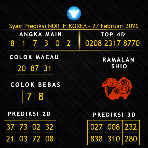 Prediksi North Korea Hari Ini 27-februari-2026