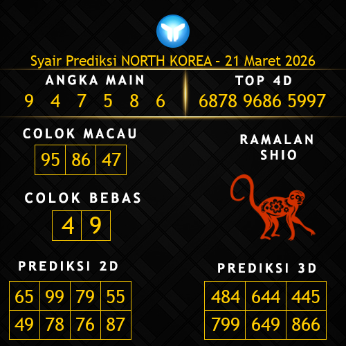 Prediksi North Korea Hari Ini 21-maret-2026