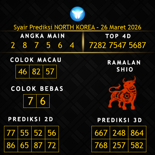 Prediksi North Korea Hari Ini 26-maret-2026