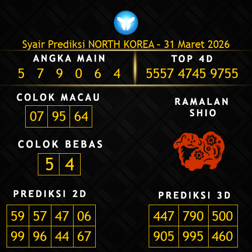 Prediksi North Korea Hari Ini 31-maret-2026