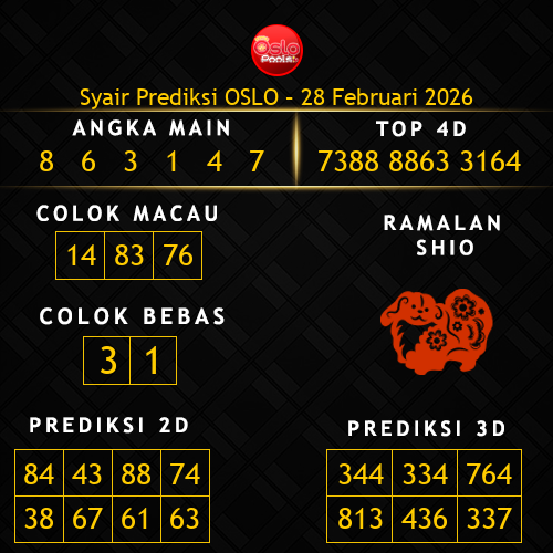 Prediksi Oslo Hari Ini 28-februari-2026
