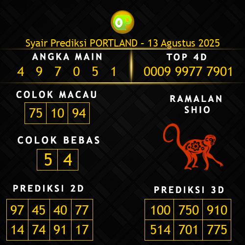 Prediksi Portland Hari Ini 13-agustus-2025