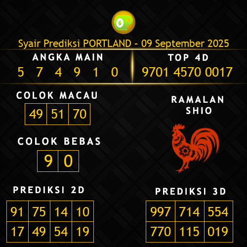 Prediksi Portland Hari Ini 9-september-2025