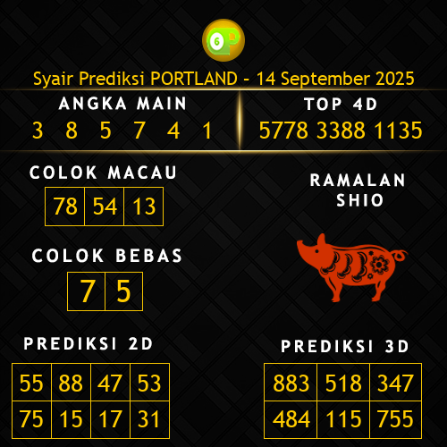 Prediksi Portland Hari Ini 14-september-2025