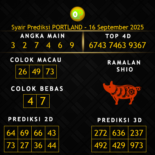 Prediksi Portland Hari Ini 16-september-2025