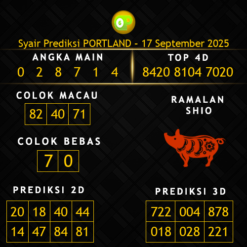 Prediksi Portland Hari Ini 17-september-2025