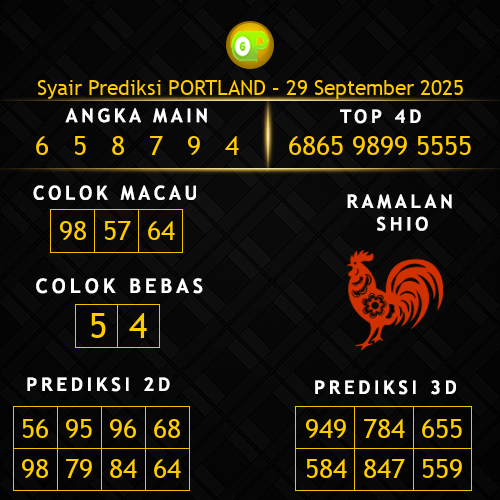 Prediksi Portland Hari Ini 29-september-2025