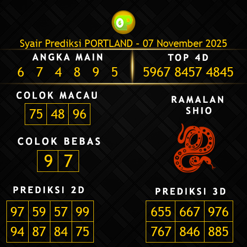 Prediksi Portland Hari Ini 7-november-2025