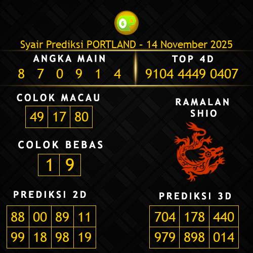 Prediksi Portland Hari Ini 14-november-2025